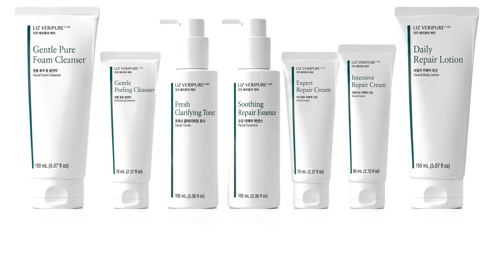 LIZ VERIPURE CARE — seven products